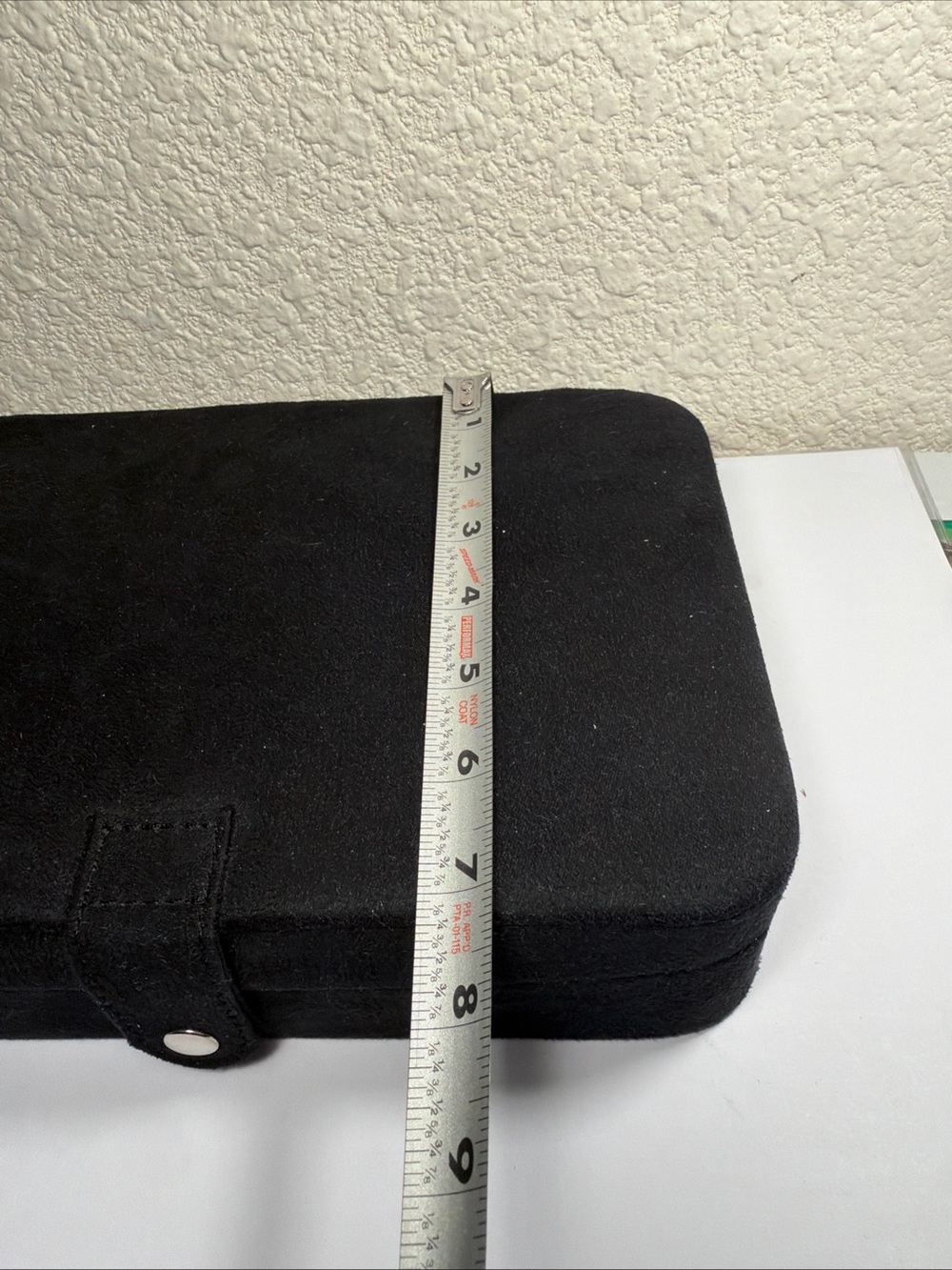 Black Jewelry Travel Case with Snap Closure - Picture 8 of 11